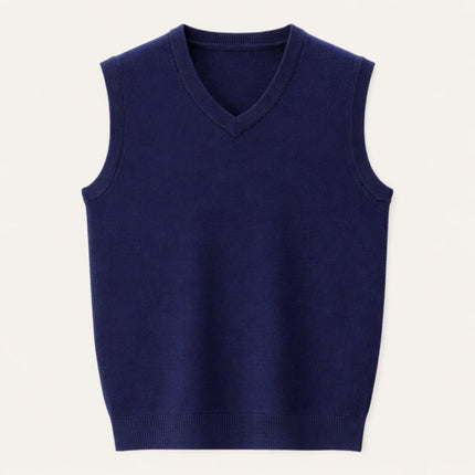 Leander | Men's V-Neck Knit Sweater Vest