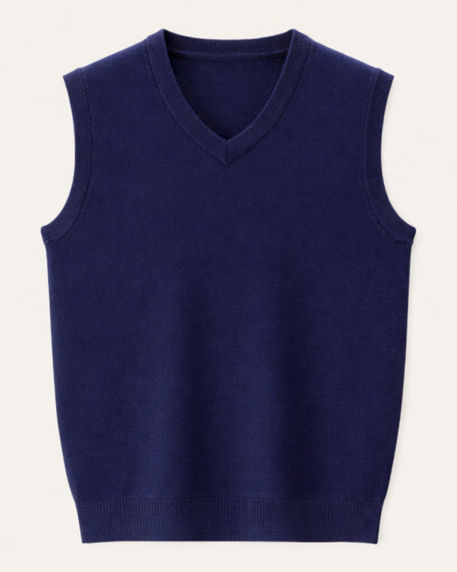 Leander | Men's V-Neck Knit Sweater Vest