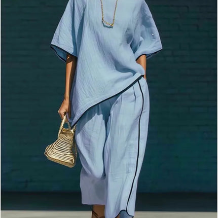 Linnea | Relaxed Tunic & Cropped Pant Set