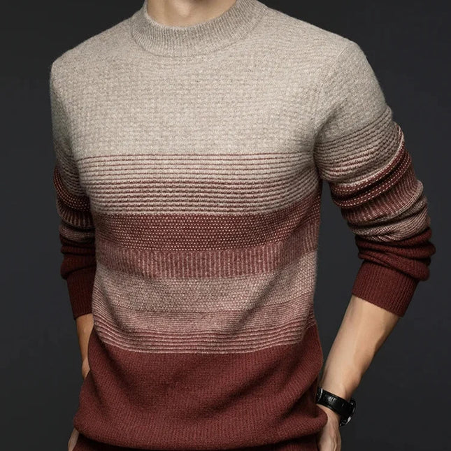 Logan | Men's Knit Sweater Crewneck Long Sleeve Casual