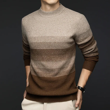 Logan | Men's Knit Sweater Crewneck Long Sleeve Casual