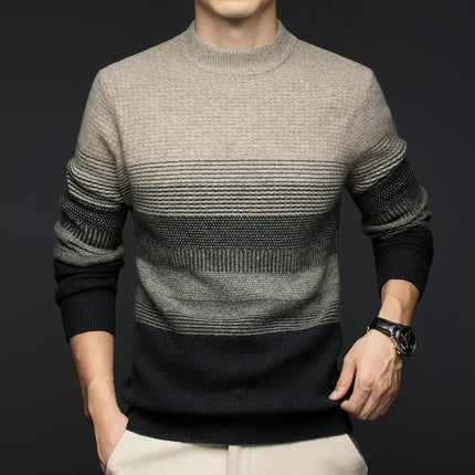 Logan | Men's Knit Sweater Crewneck Long Sleeve Casual