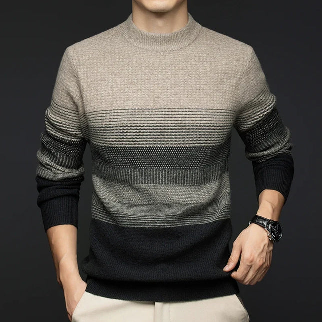 Logan | Men's Knit Sweater Crewneck Long Sleeve Casual