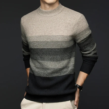 Logan | Men's Knit Sweater Crewneck Long Sleeve Casual