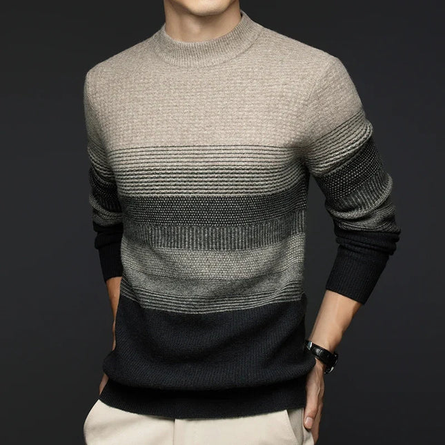 Logan | Men's Knit Sweater Crewneck Long Sleeve Casual