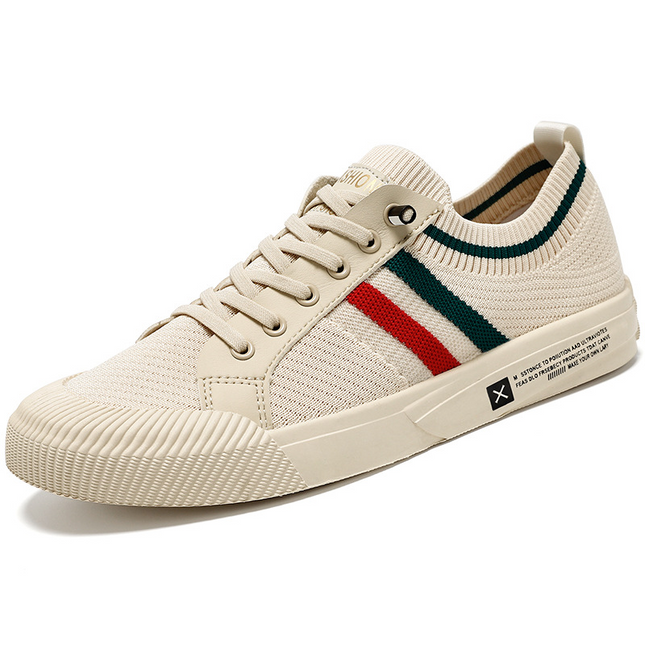 Lorenzo | Lace-Up Knit Casual Sneakers