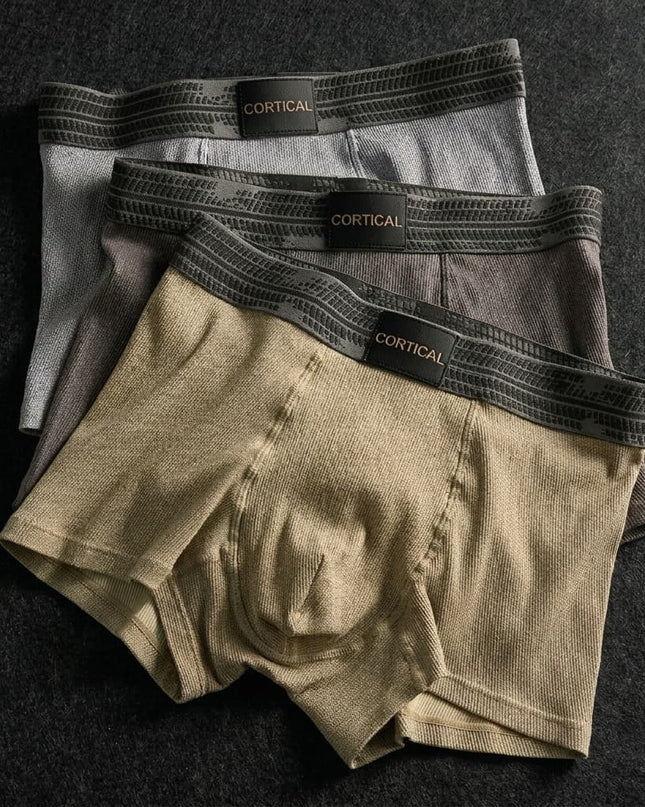 Luma | Men's 3-Pack Seamless Organic Cotton Boxer Briefs