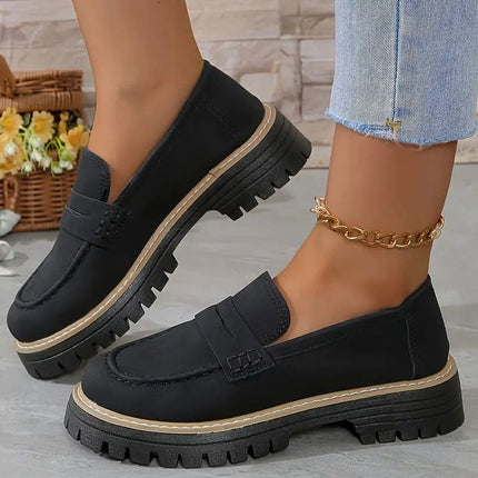 Lunarelle | All-Day Comfort Platform Loafers for Women