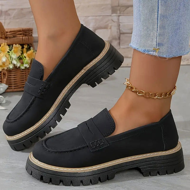 Lunarelle | All-Day Comfort Platform Loafers for Women