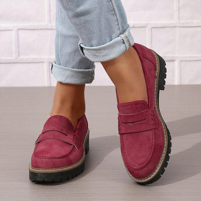 Lunarelle | All-Day Comfort Platform Loafers for Women