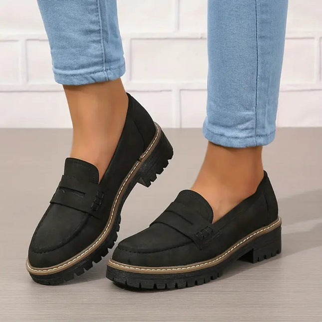 Lunarelle | All-Day Comfort Platform Loafers for Women