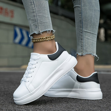 Lyravelle | Women's Platform Sneakers Lace-Up Casual