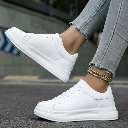 Lyravelle | Women's Platform Sneakers Lace-Up Casual