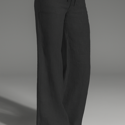 Maëlys | Women's Wide Leg Trousers – Drawstring Waist