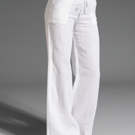 Maëlys | Women's Wide Leg Trousers – Drawstring Waist