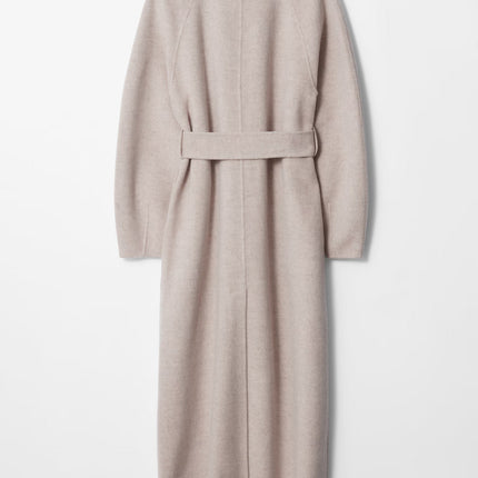 Mallory | Women's Long Coat Belted High Collar
