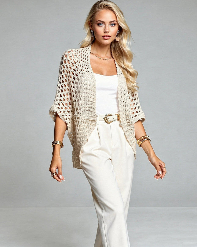 Mariselle | Effortless Elegance Open Knit Cardigan