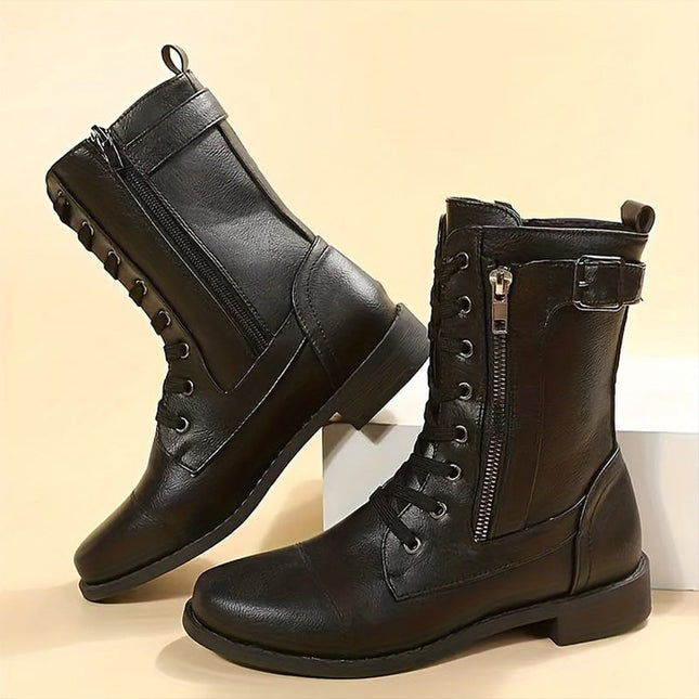 Marisol | Women's Lace-Up Ankle Boots – Low Heel