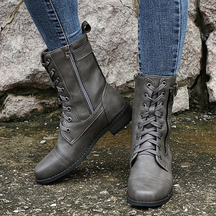 Marisol | Women's Lace-Up Ankle Boots – Low Heel