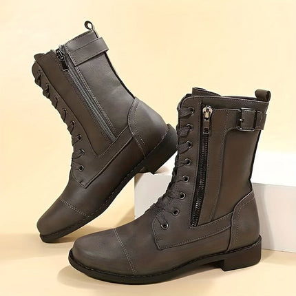 Marisol | Women's Lace-Up Ankle Boots – Low Heel