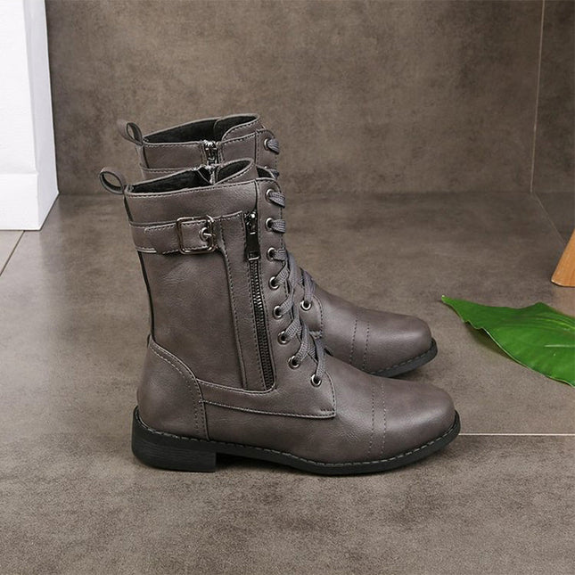 Marisol | Women's Lace-Up Ankle Boots – Low Heel