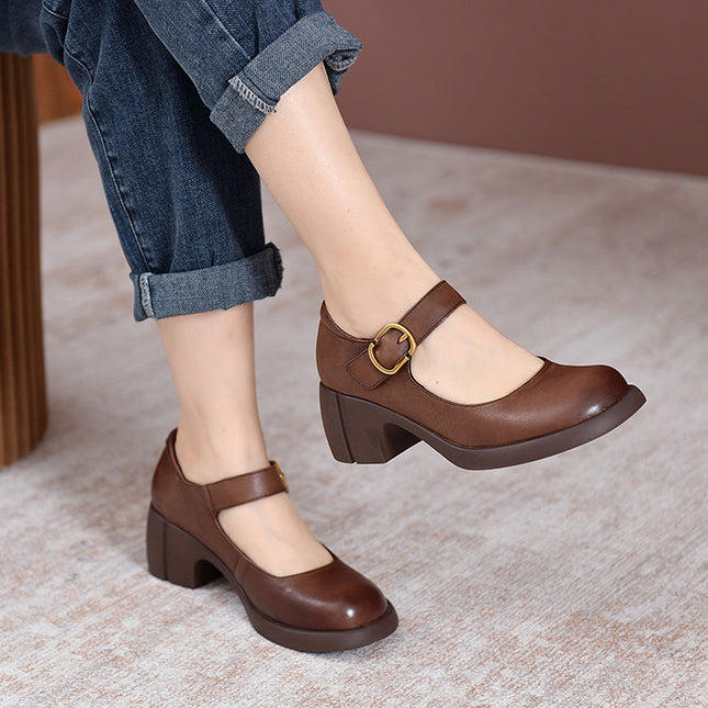 Marovelle | Timeless Comfort Mary Jane Heels for Women