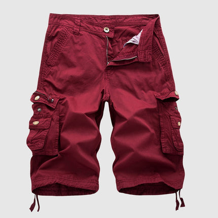 Mason | Knee-Length Cargo Shorts – Multi-Pocket Utility Design