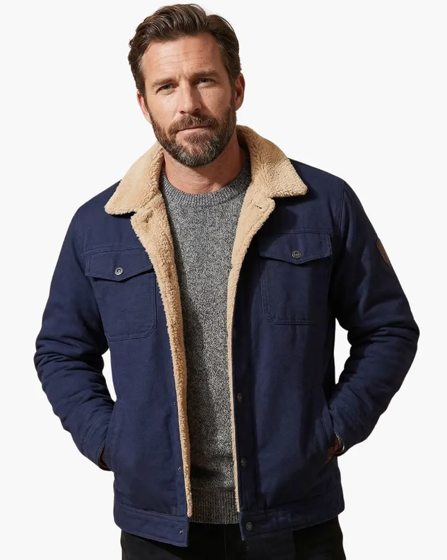 Men’s Alpine Sherpa Lined Utility Jacket