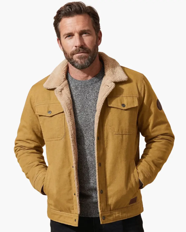 Men’s Alpine Sherpa Lined Utility Jacket