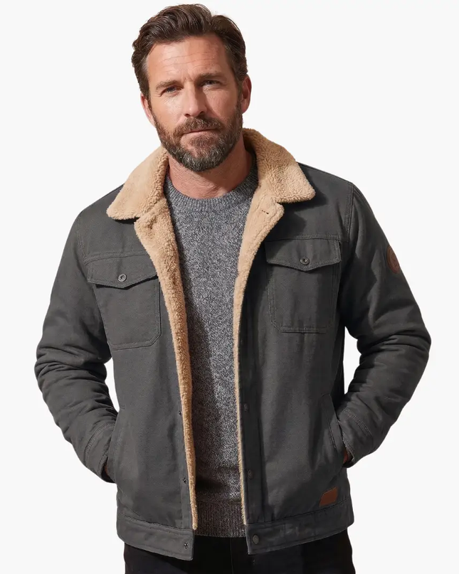 Men’s Alpine Sherpa Lined Utility Jacket