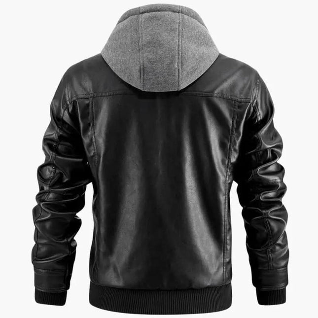 Men’s Apex Hooded Moto Jacket