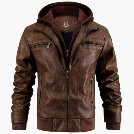 Men’s Apex Hooded Moto Jacket