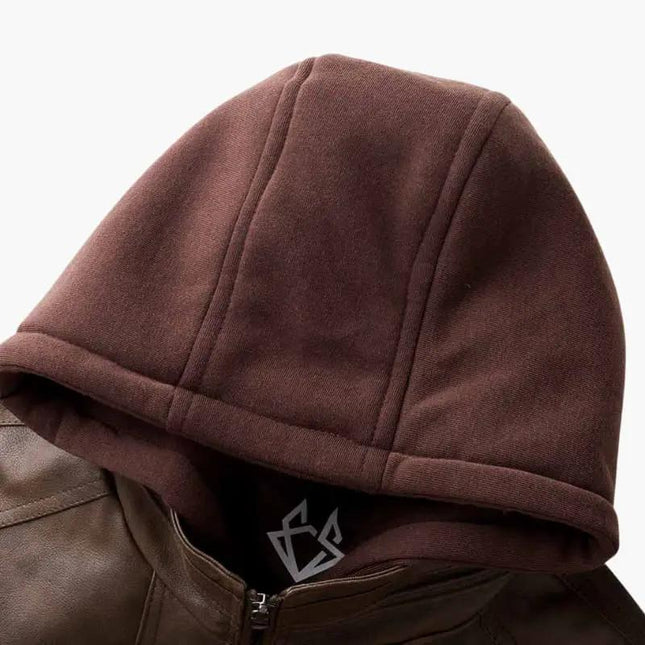 Men’s Apex Hooded Moto Jacket