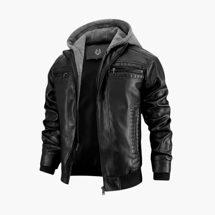 Men’s Apex Hooded Moto Jacket