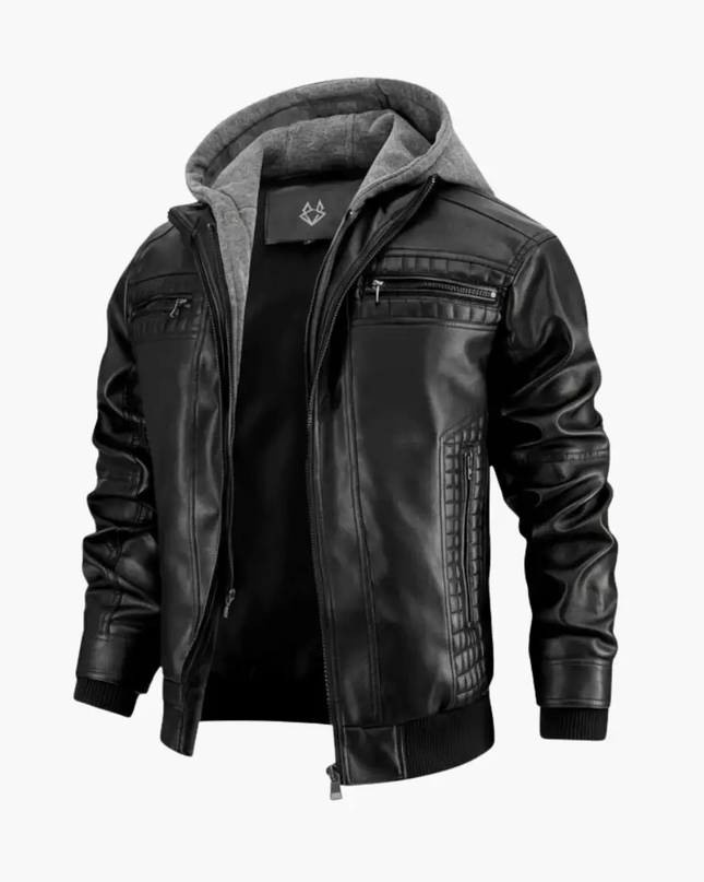 Men’s Apex Hooded Moto Jacket