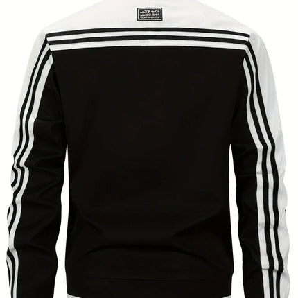 Men’s Athletic Stripe Track Jacket