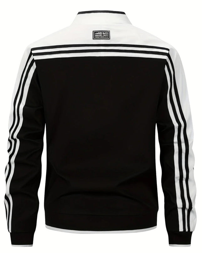 Men’s Athletic Stripe Track Jacket