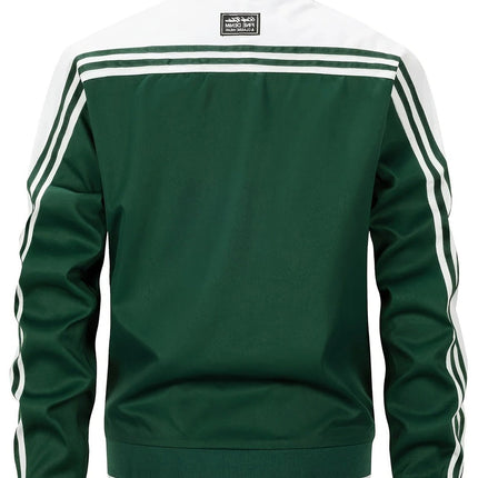 Men’s Athletic Stripe Track Jacket