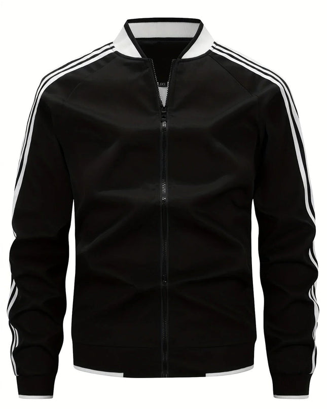 Men’s Athletic Stripe Track Jacket