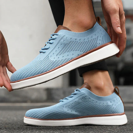 Men’s BreezeKnit Lace-Up Sneakers