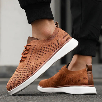 Men’s BreezeKnit Lace-Up Sneakers