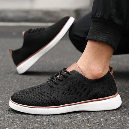 Men’s BreezeKnit Lace-Up Sneakers