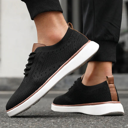 Men’s BreezeKnit Lace-Up Sneakers