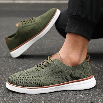 Men’s BreezeKnit Lace-Up Sneakers