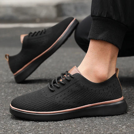 Men’s BreezeKnit Lace-Up Sneakers