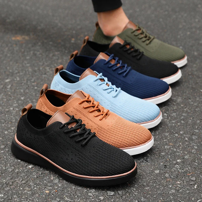 Men’s BreezeKnit Lace-Up Sneakers