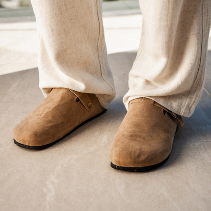 Men’s Buckle Strap Clogs