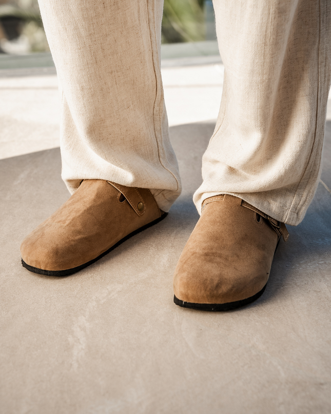 Men’s Buckle Strap Clogs