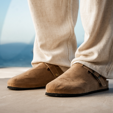 Men’s Buckle Strap Clogs