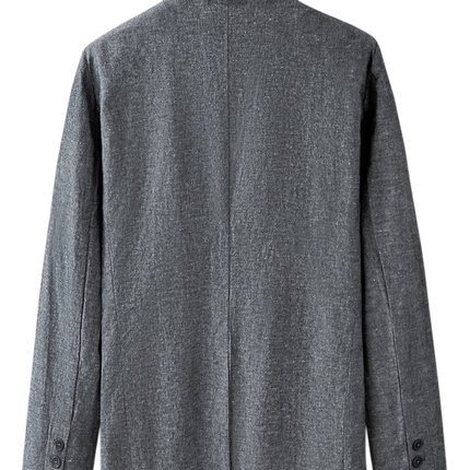 Men’s Button-Front Lightweight Blazer